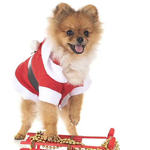 Dog Dresses For Small Medium Dogs Girl Pet Christmas Costumes Santa Dog Clothes Doggie Outfits Fall Winter Coats Puppy Kitty Hoodies #TOP4