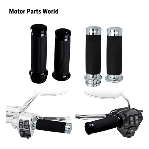 Poignées d'accélérateur électroniques de 1 pouce finition custom pour Fat Boy CVO