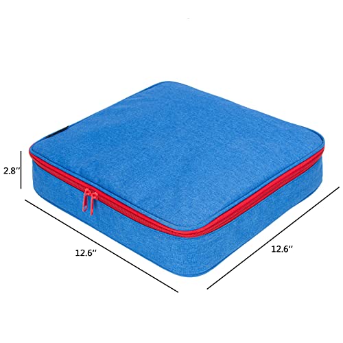 KISLANE Carrying Case for 12 Monster Jam Toy Trucks, Kids Toy Cars Storage Bag Hold 12 Monster Jam Toy Trucks, Bag Only (Blue) - Thumbnail 5