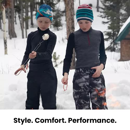 Smartwool Children's Stripe Pom Beanie3