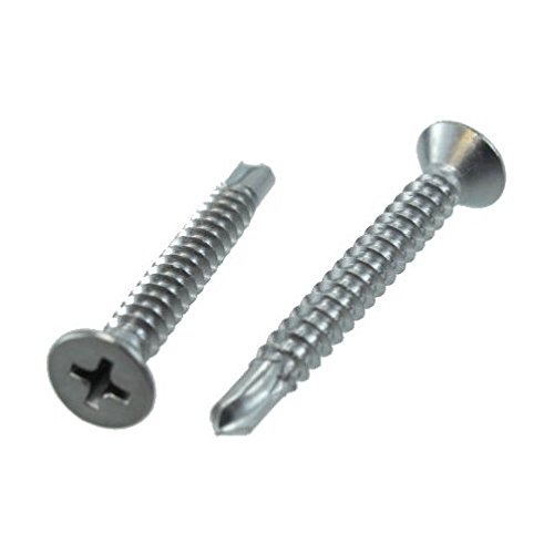 Tornillos de acero inoxidable 12 x 1.5 in cabeza plana Phillips pack 12 miniatura 1