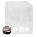 CybrTrayd AO138-3BUNDLE Plain Cookie Chocolate Candy Mold with Exclusive Copyrighted Chocolate Molding Instructions, Pack of 3