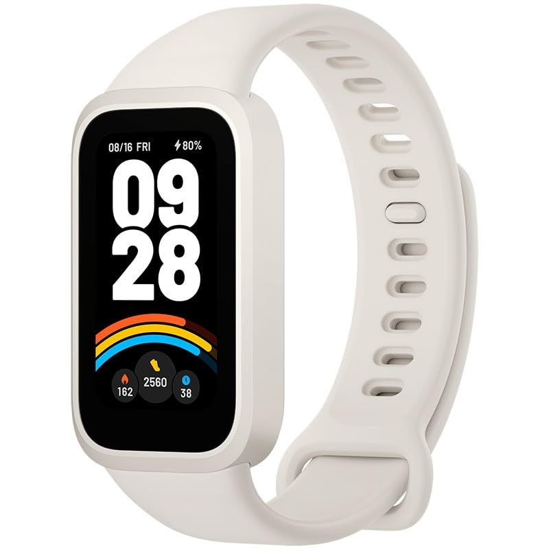 Xiaomi Smart Band 9 Active Pulsera de Actividad, Pantalla TFT de 1.47”, 100+ Modos Deportivos, hasta de 18 días de Autonomía, Color Beige