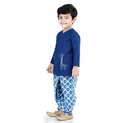 Image of BownBee Kids Ethnic Wear Dhoti Kurta Set | Traditional Festive Clothing for Children | Indian Wedding & Celebration Wear | Comfortable Fit