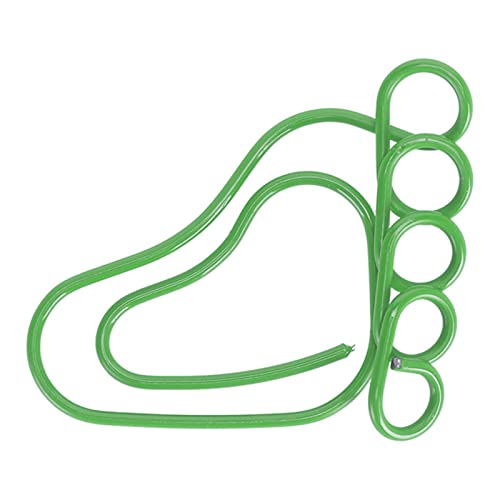 Clipes de Papel, 100 Peças de Clipes de Papel Em Forma de pé Forma Vibrante para Escritório (Verde)