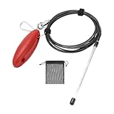 Ldabrye - Retenedor de pescado de fijación rápida a prueba de corrosión para cebos vivos, fácil de llevar, dispositivo de sujeción seguro, clip de retención para pesca