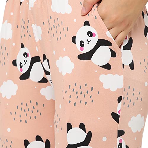 Image of Sweet Dreams Women Printed Lapel Collar 3 /4th Sleeve Poly Brush Robe, Slip & Pyjama Set
