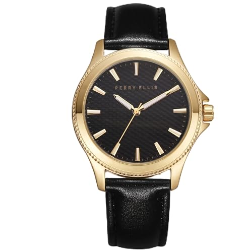 Montre homme solaire étanche Perry Ellis pour le quotidien actif