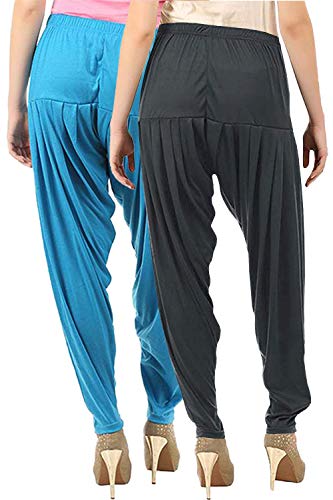 Image of Buy That Trendz Patiala Salwar for Women Relaxed Fit Viscose Patiyala Salwar Harem Bottom Pants