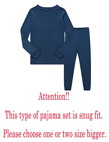 Image of Family Feeling Little Big Boy Pajamas Sets 100% Cotton Pjs Kids Jammies