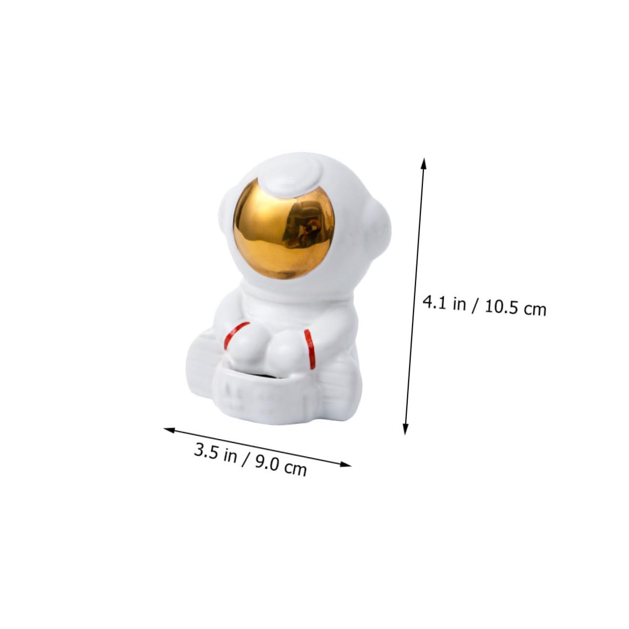 DOITOOL 1juego Accesorios para Hámster De Cerámica Tema Espacial Comedero Bebedero Astronauta Baño De y Escondite Forma De Cohete para Mascotas