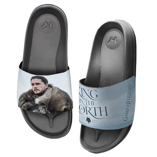 Popfunk Game of Thrones King in the North Unisex Adult Slides Sandals Officially Licensed Hypd Slydr Switch™3