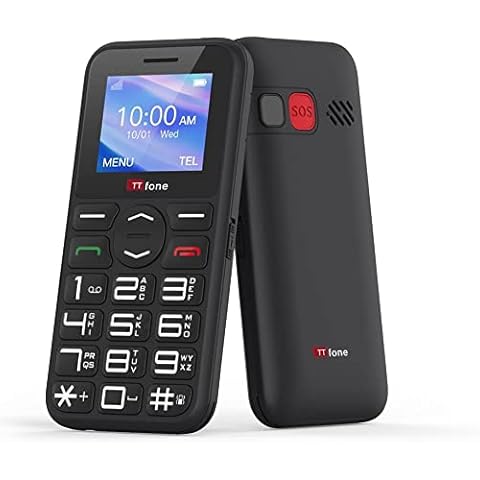TTfone TT190 Big Button Basic Senior Emergency Mobile Phone - Simple Cheapest Phone - Pay As You Go (EE PAYG) Cover