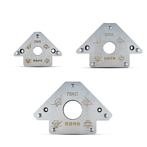 3X Welding Holder Industrial Base 45° 90° 135° Angle Welding Fixer for Welding Metalworking Welding Angle Welding and Soldering Tools