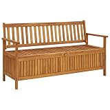 Material del banco: Madera maciza de acacia con un acabado de aceite; Dimensiones totales: 148 x 62 x 84 cm (ancho x profundo x alto); Altura del asiento desde el suelo: 43 cm