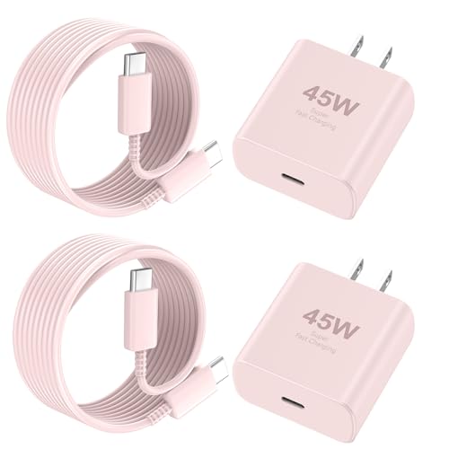 Phone 17 16 Pro Max Charger Fast Charging, 45W USB C Phone 17 16 Super Fast Charger Block with 10ft Long Type C Charging Cable Cord for i.Phone 17 Pro Max/17 Pro/17 Air/17/16/16Pro/16 ProMax /15/S25