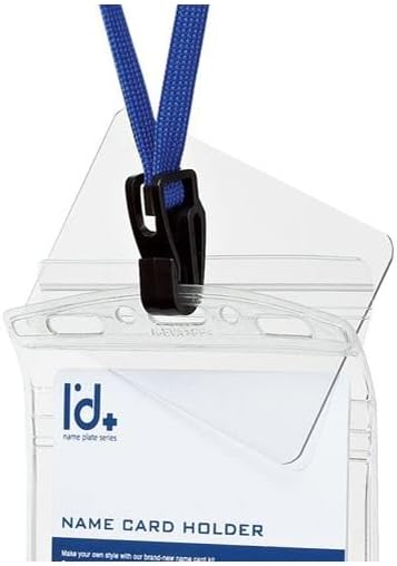 (まとめ) コクヨ 吊り下げ名札セット(カードプロテクトタイプ チャック式)(アイドプラス) 緑 ナフ-SP180G 1セット(10