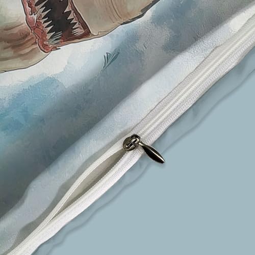 Parure de lit requin 200x200cm pour renouveler facilement votre déco - 7