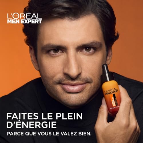 'oréal men expert hydra energetic sérum shot 100% vitamine c pure 30ml - vue 4