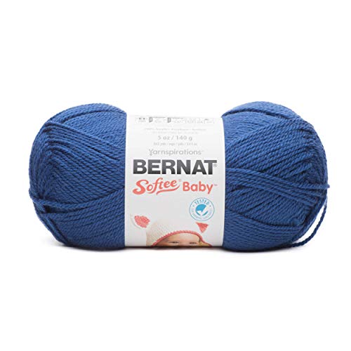 Image of Bernat Softee Baby Yarn, 5 oz, Gauge 3 Light, Navy