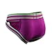 JOCKMAIL Mesh Athletic Supporters Mens Briefs Underwear Comfort Male Underwear for Gym Sport (as1, alpha, m, regular, regular, Purple)