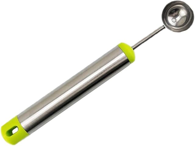 DC CLOUD Melon Cutter Balls Small Scoop Ice Cream Scoop Fruit Scoop Stainless Steel Ice Cream Spoon Convenient For Ice Cream Rice Melon Balls Cookies Cakes green