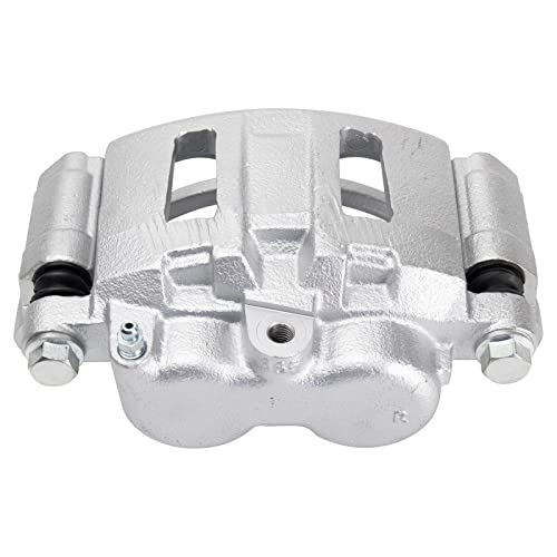 Image of TRQ Front Right Brake Caliper w /Bracket Passenger Side | For 1998-2005 Chevrolet Blazer 1998-2004 S10 1998-2001 GMC Jimmy Sonoma 1998-2000 Isuzu Hombre Oldsmobile Bravada
