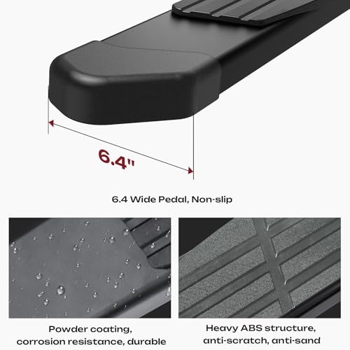 Estribos laterales para Chevy Silverado 2019-2026 6 pulgadas miniatura 3