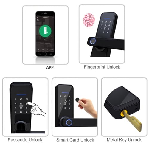 Serrure connectée application et empreinte digitale pour portes - 6