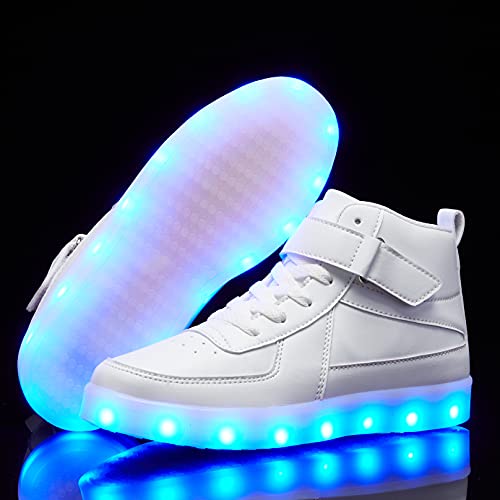 Kids LED Light up Shoes USB Charging Flashing Light Up High-top Sneakers for Boys and Girls Child Unisex3