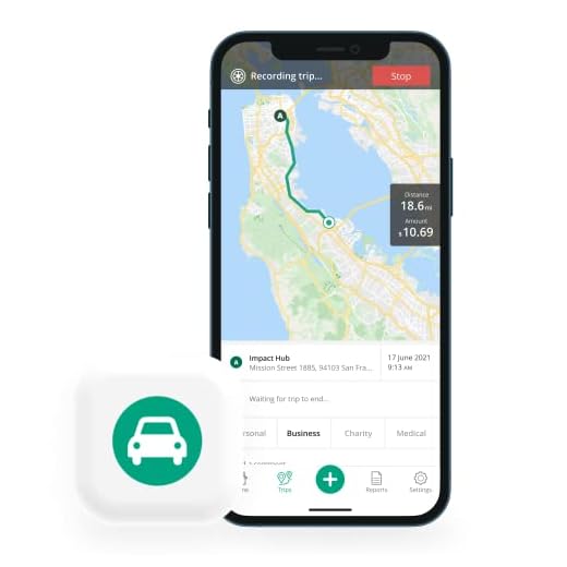 Driversnote Car GPS Mileage Tracker | IRS Compliant Automatic Mileage Log Book for Taxes | Free and Subscription Plans
