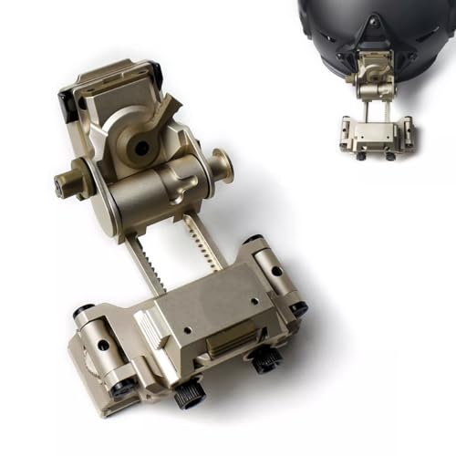okyass Night Vision Goggles NVG Mount for L4 G24 Helmet Mount+Binocular Bridge Modular Night Vision Mount for MUM-14/GT-14 (Silver)