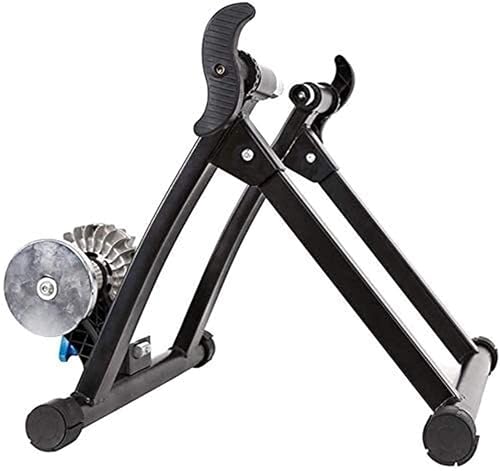 Bike Trainer Stand Turbo Trainer para Bicicleta, Plataforma de Ciclismo Interior con Resistencia Hidráulica, Plegable para Bicicleta de Montaña y de Ruta, Negro miniatura 3