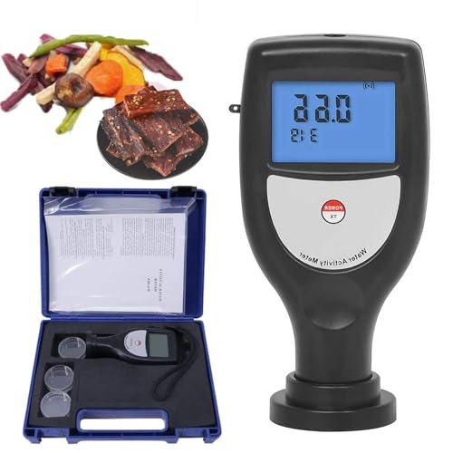 DFEDHF Portable Water Activity Meter, Cake/Puffed Food/Baked Food AW Tester, Smart Food Tester Monitor Water Analyzer Tool, Measure The Water Activity of Bread, Biscuits and Pastries