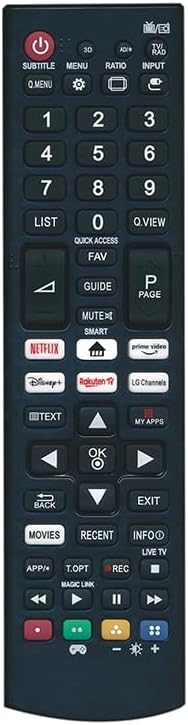 Front view of the Jolly Line JL1718-2/COMP remote control with all buttons clearly visible