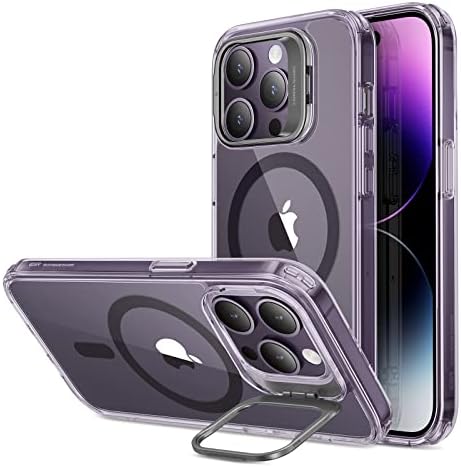 ESR for iPhone 14 Pro Case Flex Stand, for MagSafe, Clear Purple