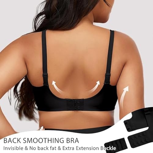 Gotreflect Jelly Bra, Jelly Wireless Womens Comfortable Wireless Bras, Deep V Push up Breathable Seamless Bras4