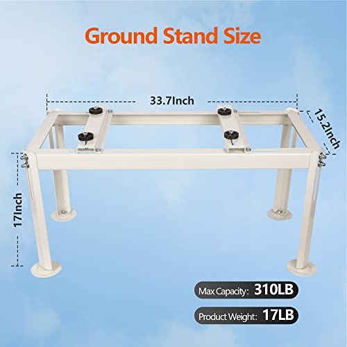 Wecooper Mini Split Ground Stand For 9000-18000Btu, Heavy-Duty Condenser Stand, Mini Split Ac Bracket For Ductless Air Conditioners Heat Pump System #TOP1