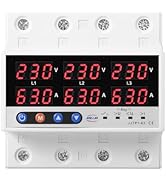 Scaricatore Di Sovratensione Bticino Automatico Dispositivo Di Protezione Da Sovratensi E Sottotensione 230v 63a Ricollegare Rele Di Tensione Stabilizzatore Di Tensione 6kw - Foto 2