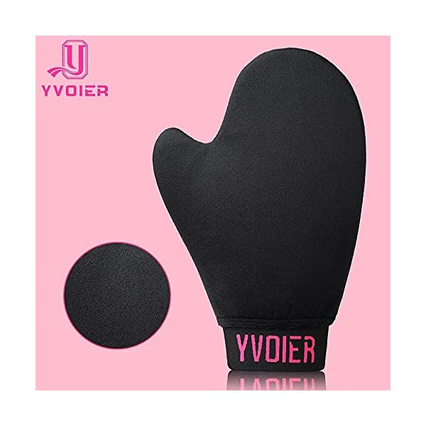 YVOIER-Self-Tanner-Mitt-Applicator-Elastic-Wrist-Plus-Thumb-Tanning-Mitten-Self-Tan-Mitt-Velvet-Self-Tanning-Mitts-Self-Tanner-Applicator-Self-Tanning-Gloves-Sunless-Tanner-Mitt YVOIER Self Tanner Mitt Applicator - Elastic Wrist Plus Thumb Tanning Mitten Self Tan Mitt Velvet Self Tanning Mitts Self Tanner Applicator Self Tanning Gloves Sunless Tanner Mitt