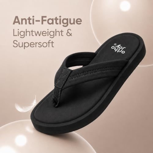 Image of ORTHO JOY Men Doctor Ortho slippers | Extra Soft comfortable and stylish flip flop slippers for Men in exciting colors |Lightweight | Anti Skid | Daily Use Chappal