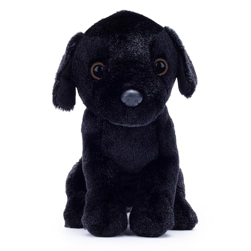 Zappi Co Palm Pups Labrador Noir Peluche (15 cm) - Chiot Lab Noir - Doux, Câlin, Recyclé - Fidèle Compagnon Canin – vue 4