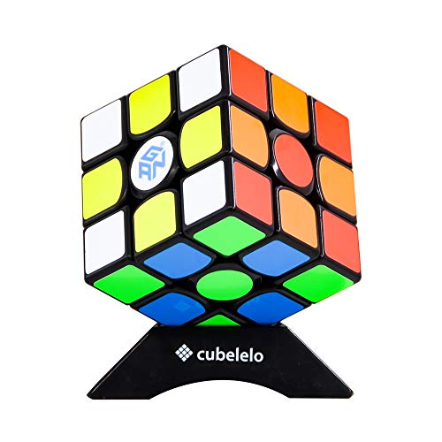 Image of Cubelelo GAN 356 Air Master Enhanced Fantasy Version 3x3 Black Speed Cube Magic Cube Puzzle Toy (World Record Edition) Pack of 1, Multicolor