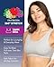 Fruit of The Loom Womens Built Up Tank Style Sports Bra, Grey/Grey/Grey, 42 US