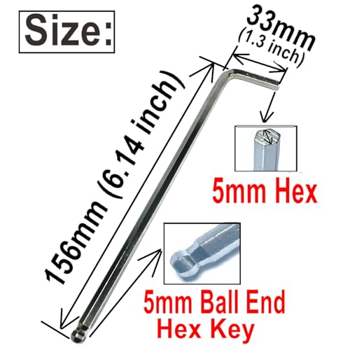 Llave allen 5mm 5 Imagen adicional