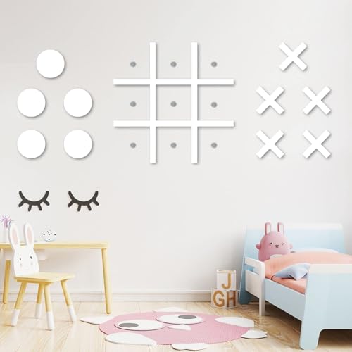 Magnetic Tic Tac Toe juego magnético de pared miniatura 6