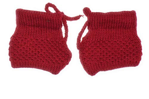 Image of Born Baby Woolen Sweater (3 Piece - 1 Sweater, 1 Cap, 1 Pair of Socks)| (Small 0-6 Months, Large 6-18 Months)