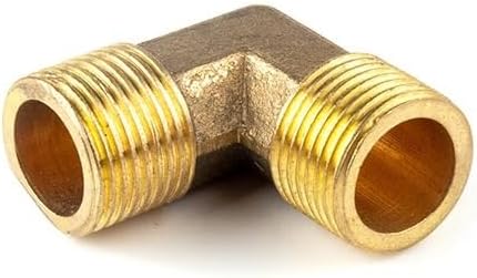 1/8" 1/4" 3/8" 1/2" 3/4" Male/Female Thread L-type T-shaped Pneumatic/Plumbing Brass Pipe Fitting Water Oil Gas (L-M,3/4") Plumbing Fittings