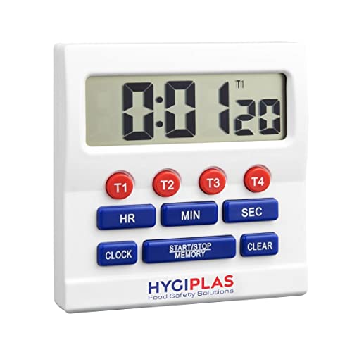Hygiplas Big Digit Timer 80X80X25mm Kitchen Catering Food Preparation