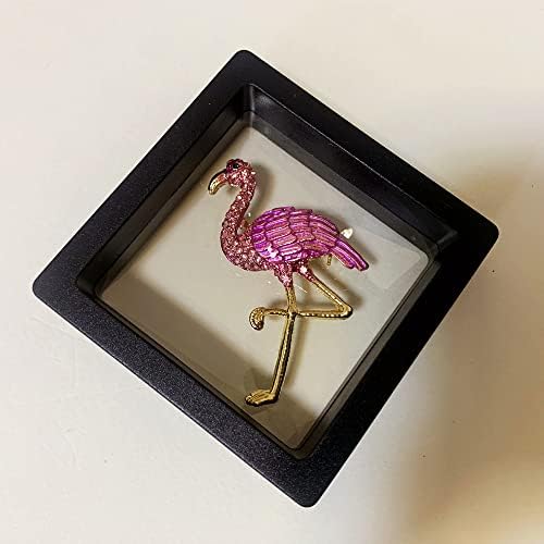 MANZHEN Delicate Rhinestone Pink Flamingo Pendant Necklace For Women - Trendy Gift - View #7